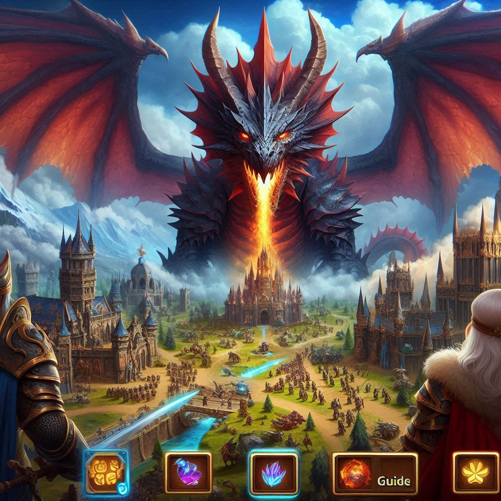 war of dragons, guia completo, jogo de estratégia, batalhas épicas, treinamento de dragões, recursos do jogo, mecânicas de jogo, alianças, táticas de batalha, defesa do reino, economia do jogo, eventos e competições, dicas e truques